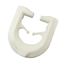 Laden Sie das Bild in den Galerie-Viewer, DELFRA 100 T-Gleiter - Gardinenhaken für T-Schienen Farbe: weiß