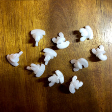 Laden Sie das Bild in den Galerie-Viewer, DELFRA 10 Universal Zwischenfeststeller für Gardinenschienen