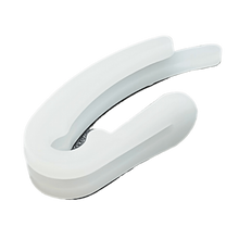 Laden Sie das Bild in den Galerie-Viewer, 100 DELFRA Gardinen-Doppelhaken weiss