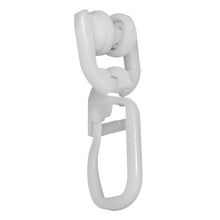 Laden Sie das Bild in den Galerie-Viewer, DELFRA 50 T-Rollen mit Faltenhaken weiss - Gardinenrolle T-Schiene