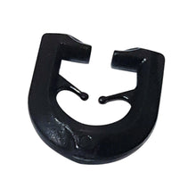 Laden Sie das Bild in den Galerie-Viewer, DELFRA 100 T-Gleiter - Gardinenhaken für T-Schienen Farbe: schwarz