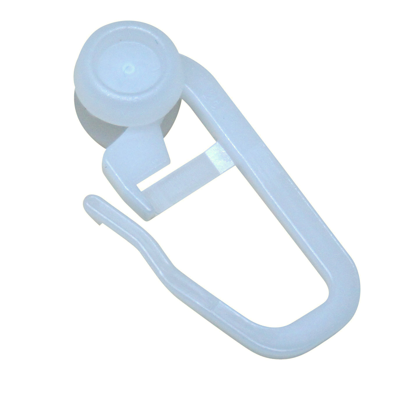 Gardinenröllchen - Universal Gardinenrolle mit 8mm Kopf - für Innenlauf mit Faltenhaken