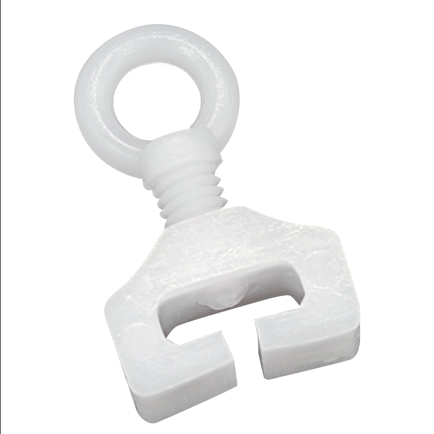 DELFRA 10 T-Feststeller für T-Schienen - Farbe weiss