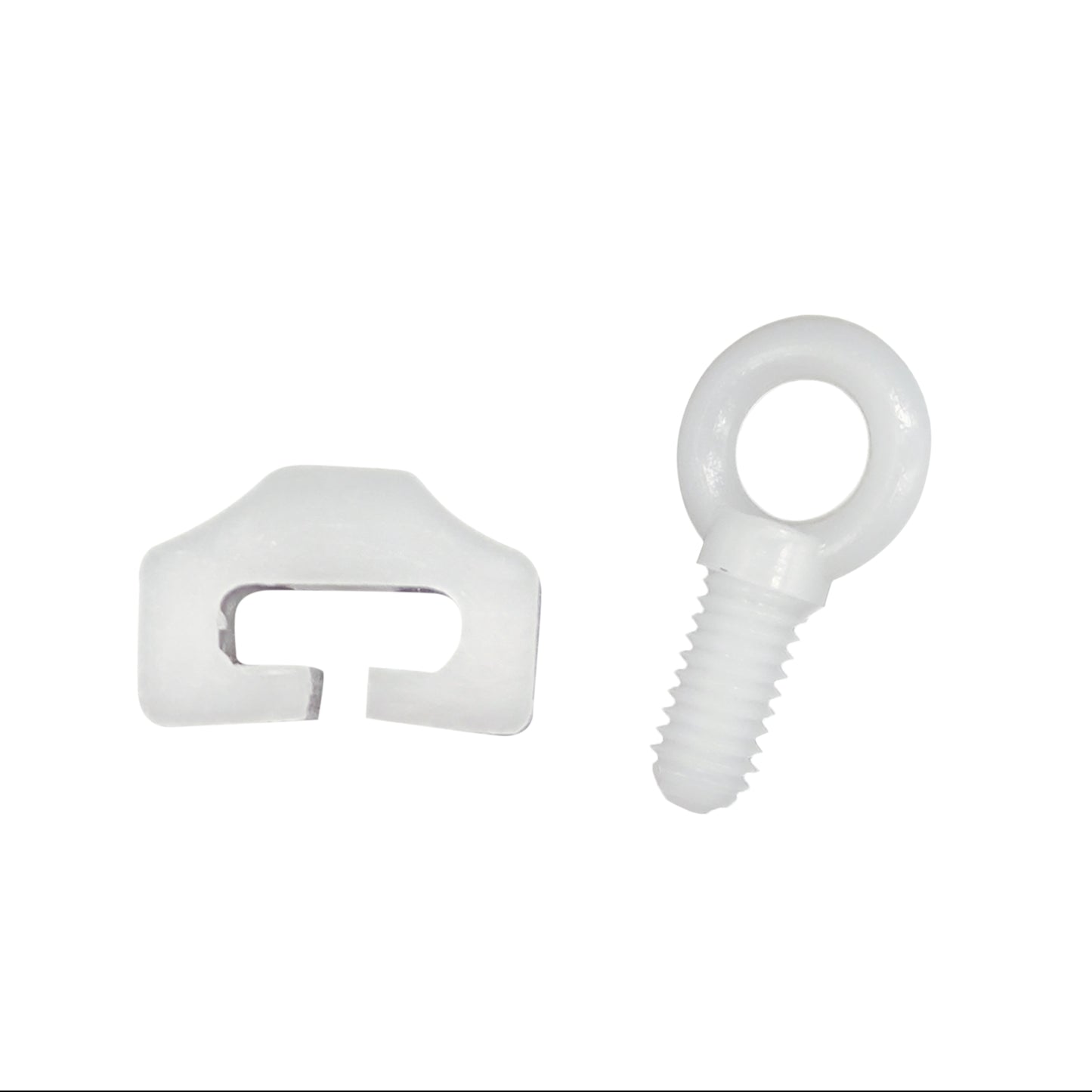 DELFRA 10 T-Feststeller für T-Schienen - Farbe weiss
