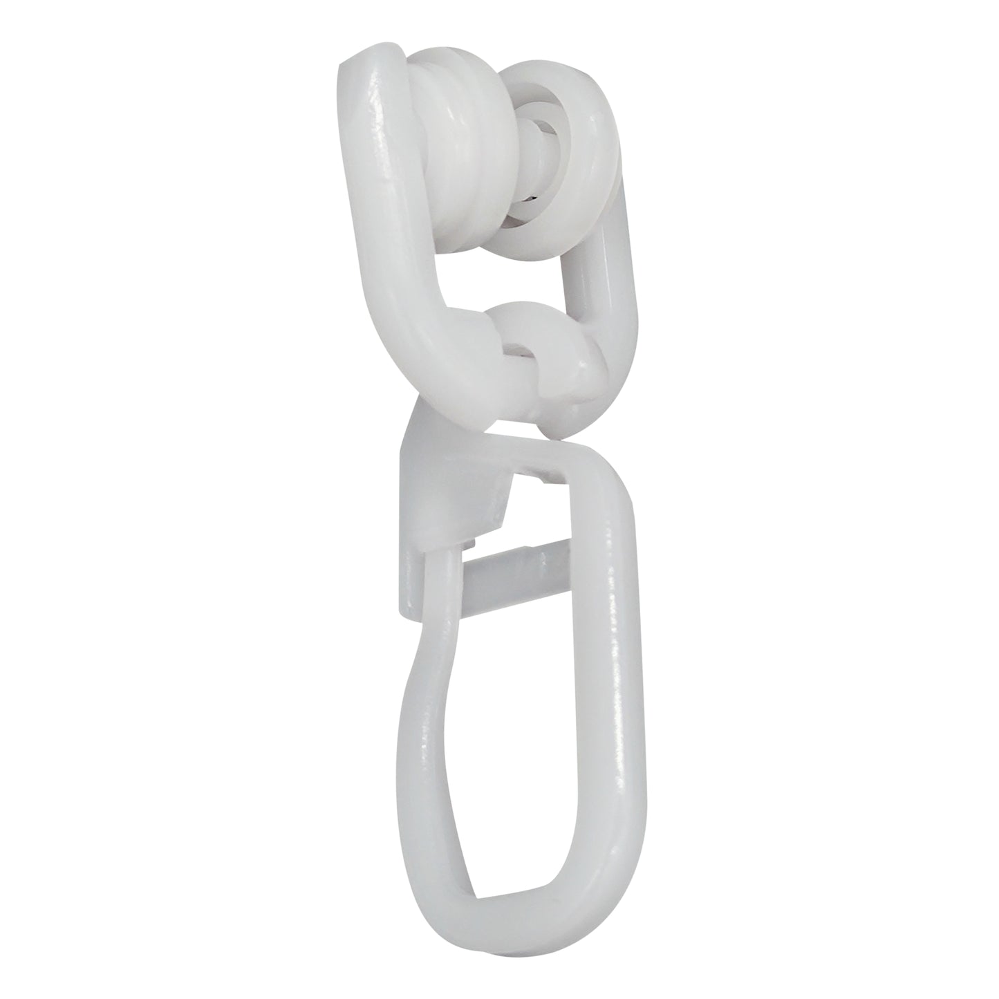 DELFRA 100 T-Rollen mit Faltenhaken weiss - Gardinenrolle T-Schiene