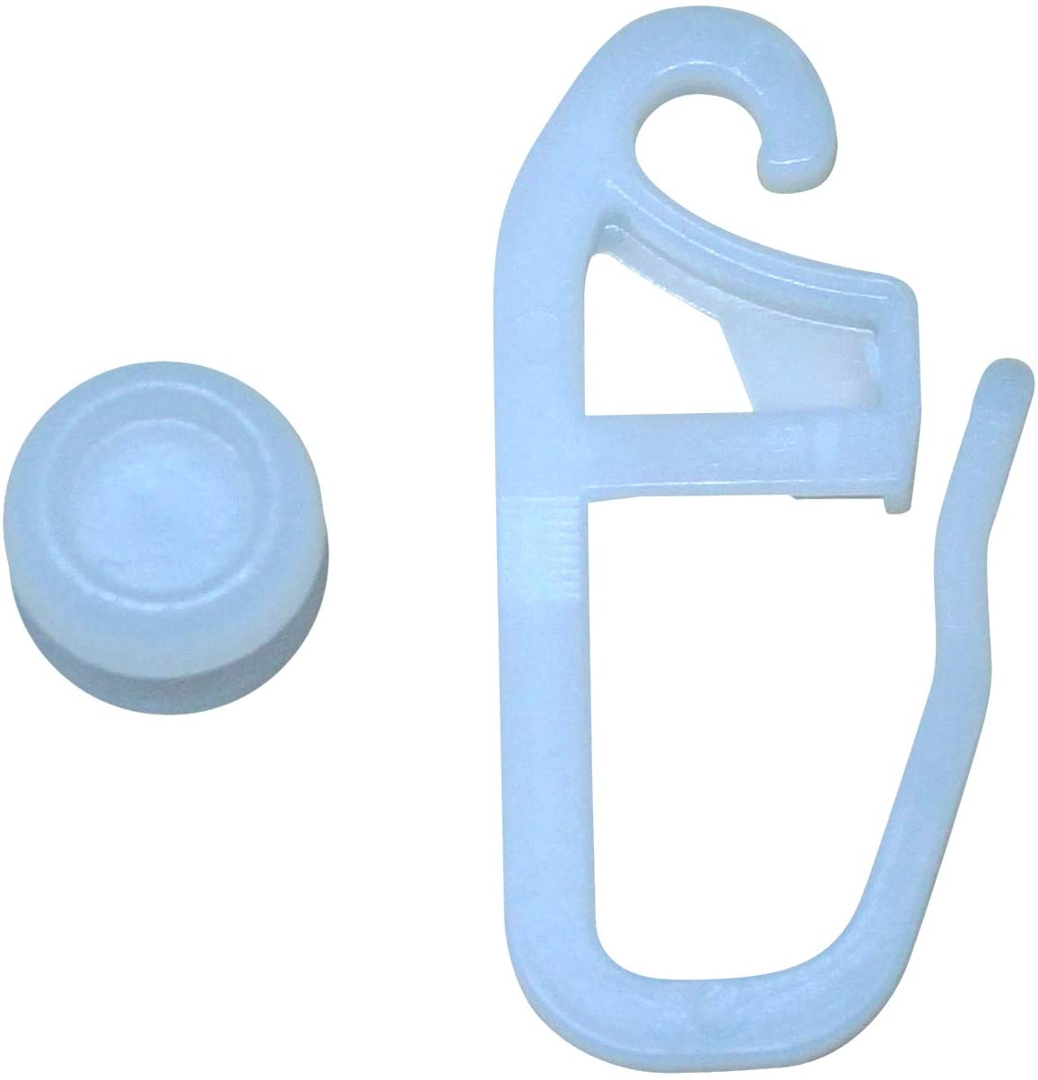 Gardinenröllchen - Universal Gardinenrolle mit 8mm Kopf - für Innenlauf mit Faltenhaken